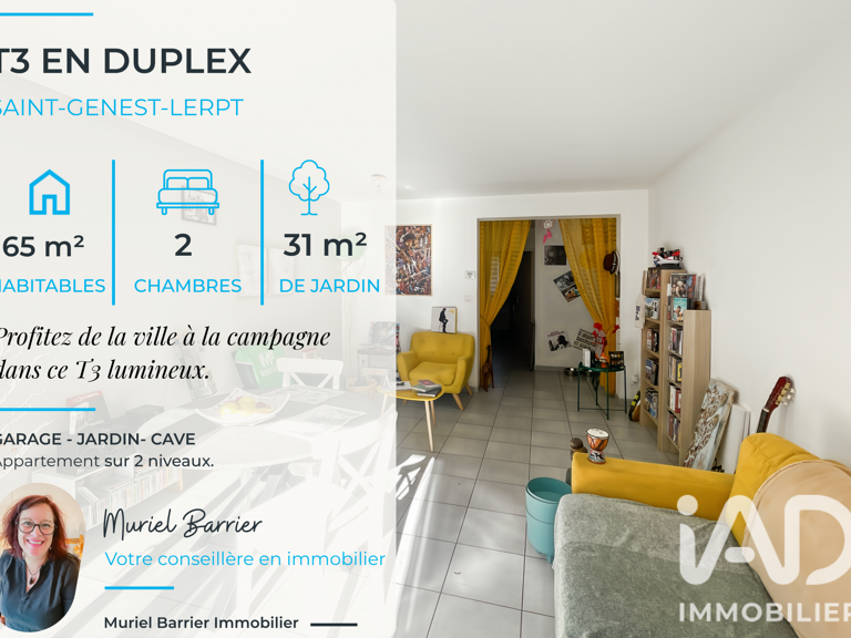 Vente Duplex 3 pièces — photo 1