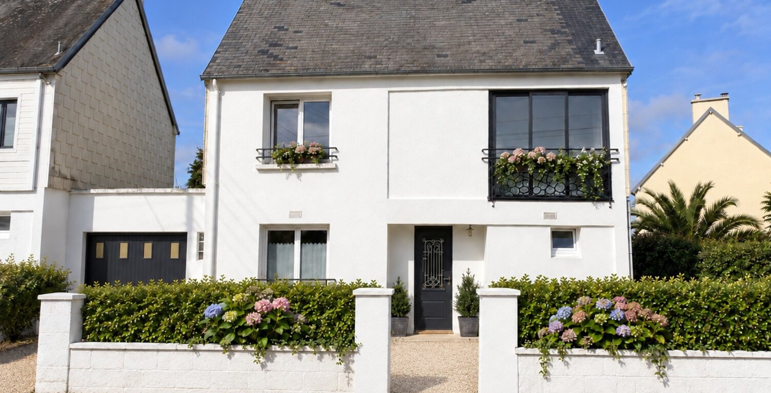 PONT-AVEN – Maison familiale rénovée, pensée pour évoluer jusqu’à 5 chambres — photo 1