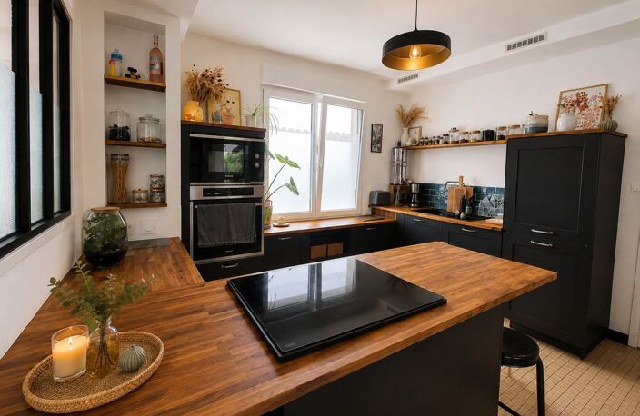 PONT-AVEN – Maison familiale rénovée, pensée pour évoluer jusqu’à 5 chambres — photo 4