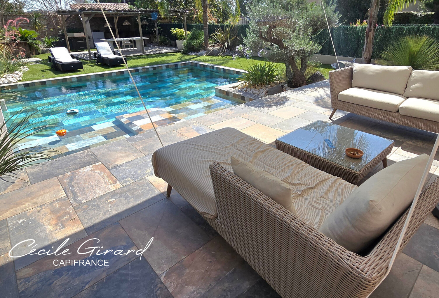 Superbe ! Maison à vendre 5 pièces BEZIERS (34) 155 m²+ dépendances de 60m² sur 965 m² TERRAIN AVEC PISCINE BALI — photo 1
