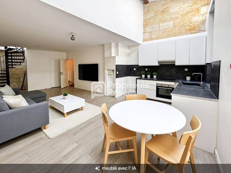 BORDEAUX JUDAÏQUE  ENTRÉE INDÉPENDANTE  DUPLEX 2 CHAMBRES  et 2 SALLES D'EAU  1er et DERNIER ÉTAGE — photo 1