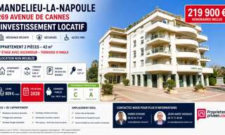 Appartement 2 Pièces 42 m² à vendre à Mandelieu-la-Napoule (06210)