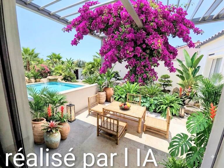 VILLA AVEC PISCINE À LA PALME. 3 CHAMBRES — photo 1
