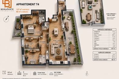 Appartement 3 pièces 1720000 €