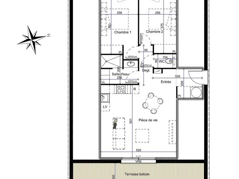 Appartement Proche Argeles Gazost 4 pièce(s) 59.17m² — photo 1