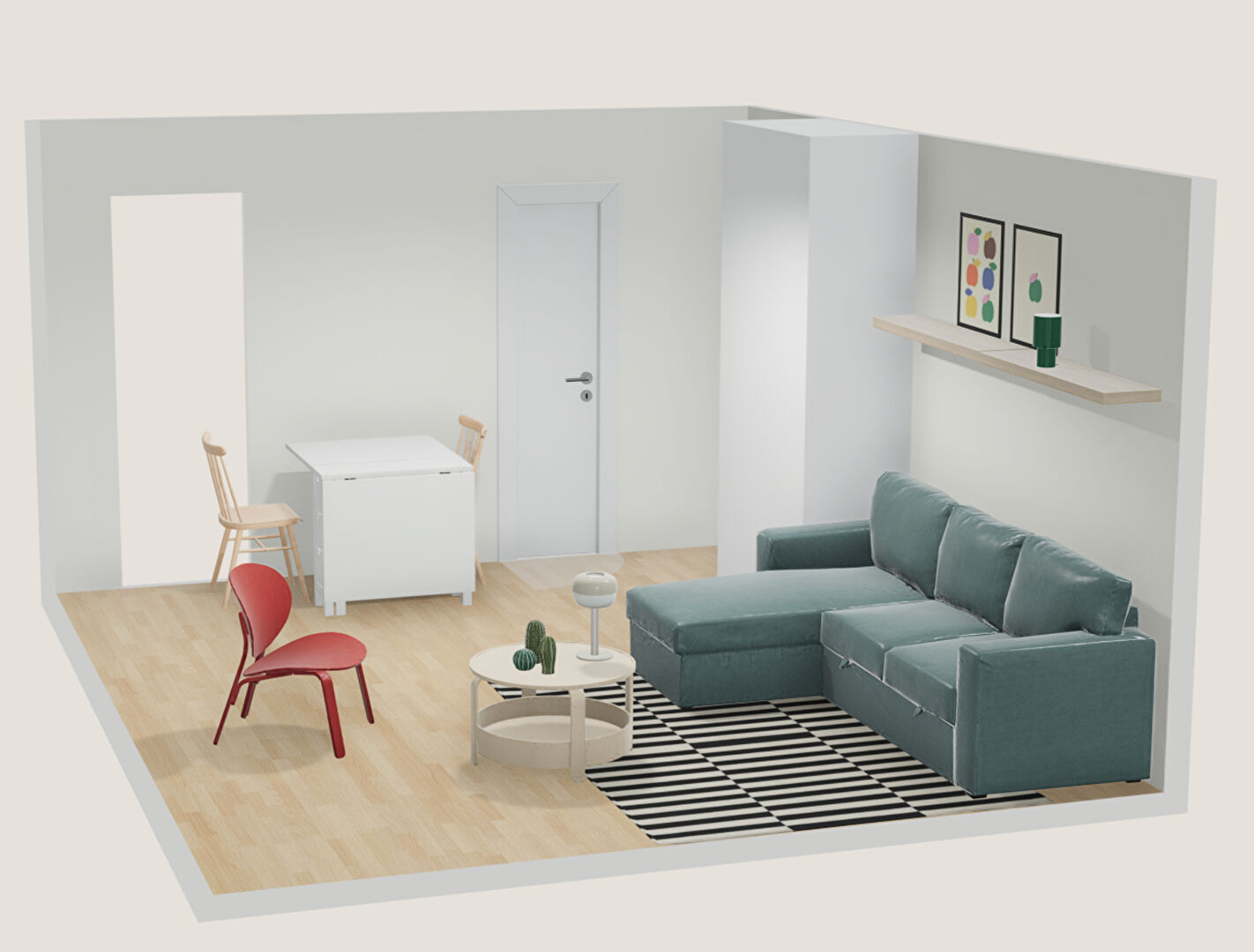 La Rochelle  Appartement 24 m²