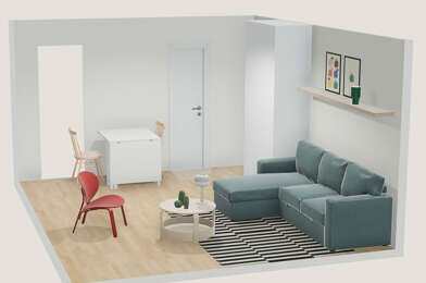 Appartement 1 pièces 660 €