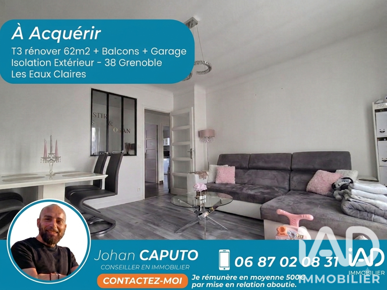 Vente Appartement 3 pièces — photo 1
