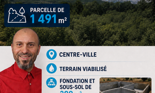 Terrain  1491 m² à vendre à Saint-Bonnet-en-Champsaur (05500)