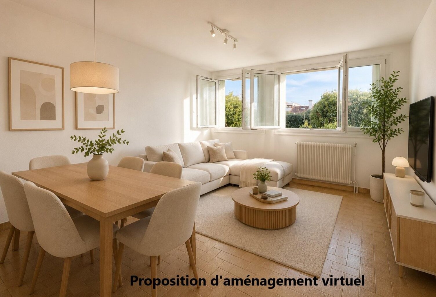 Premier achat ou investissement locatif avec des travaux : Appartement T3 au calme, sans vis à vis à et proximité des commodités — photo 1