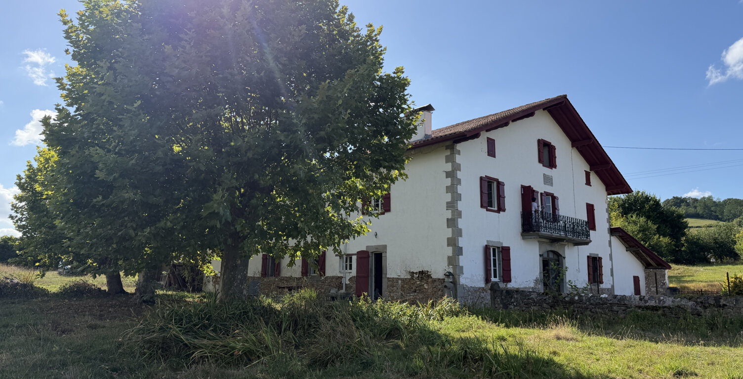 Corps de ferme bas navarrais du 19ième sur terrain de 4937 m2 — photo 1