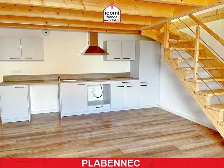 FINISTERE - Plabennec (29860) - A VENDRE - APPARTEMENT T2 45M² - DALLE BETON - 1 CHAMBRE - DUPLEX - LOCATAIRE EN PLACE - BON RENDEMENT — photo 1