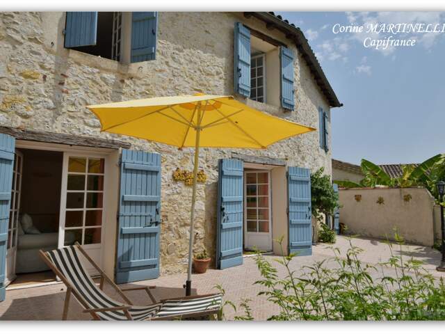 Maison de village avec jardin, piscine et garage — Cœur du Gers — photo du bien
