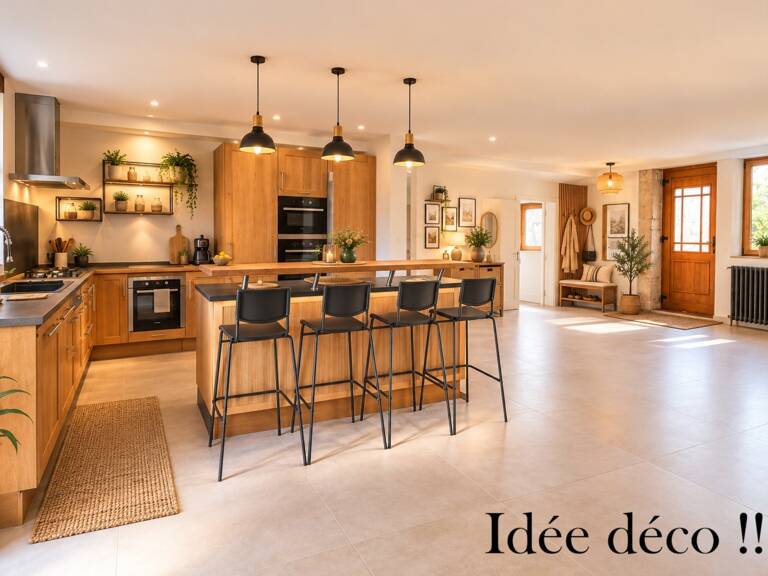 Ferme Rénovée à vendre 6 pièces 249m² SAINT DENIS LES BOURG (01) — photo 1