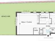 À VENDRE - WIMILLE - À 2 PAS DE LA PLAGE - APPARTEMENT REZ-DE-CHAUSSÉE - 87 M2 - 3 PIECES - ASCENSEUR — photo 2