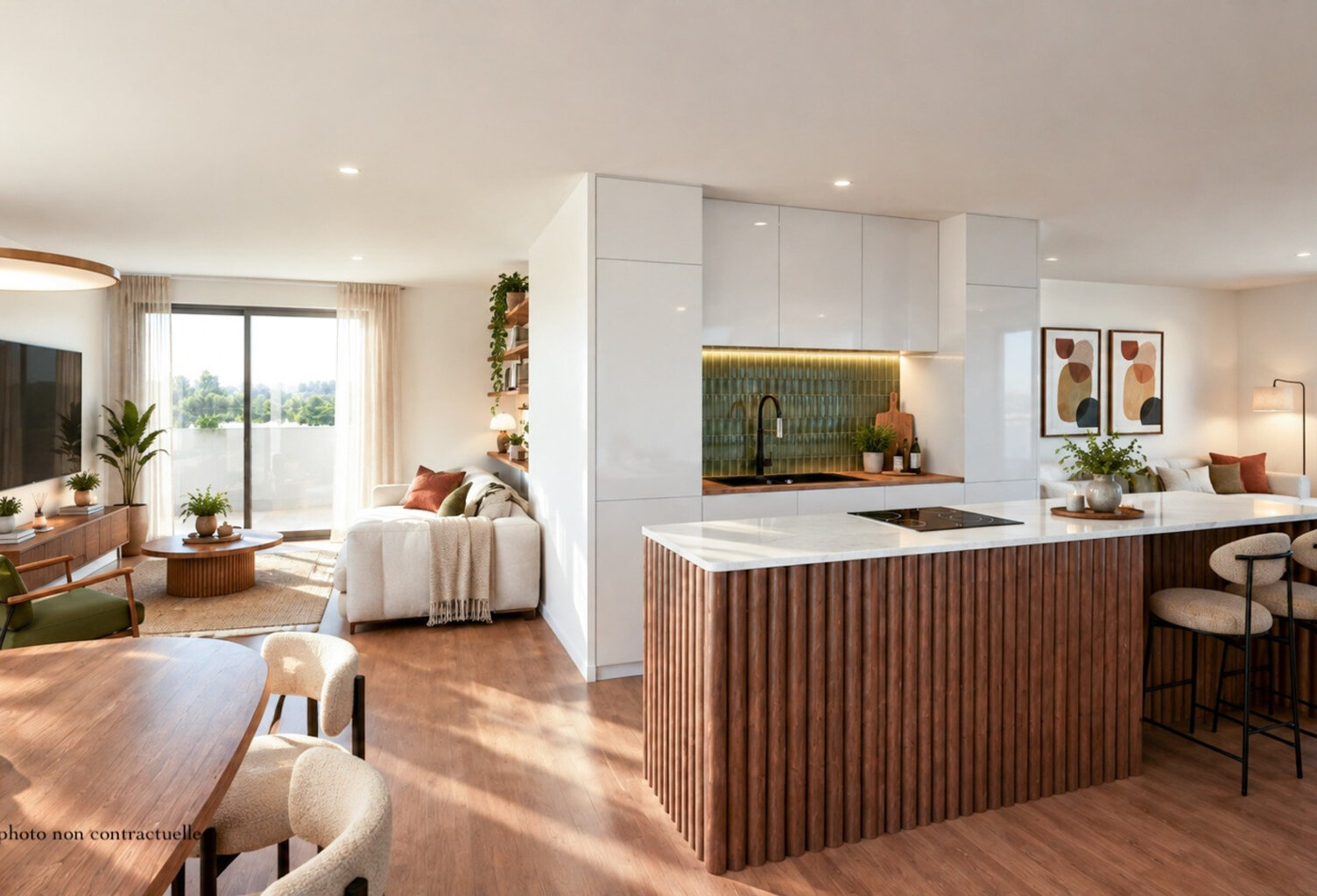 À VENDRE - WIMILLE  - APPARTEMENT NEUF DE STANDING - 126 M2 -  2 ÈME ETAGE - 4 PIÈCES - BALCONS - ASCENSEUR — photo 1