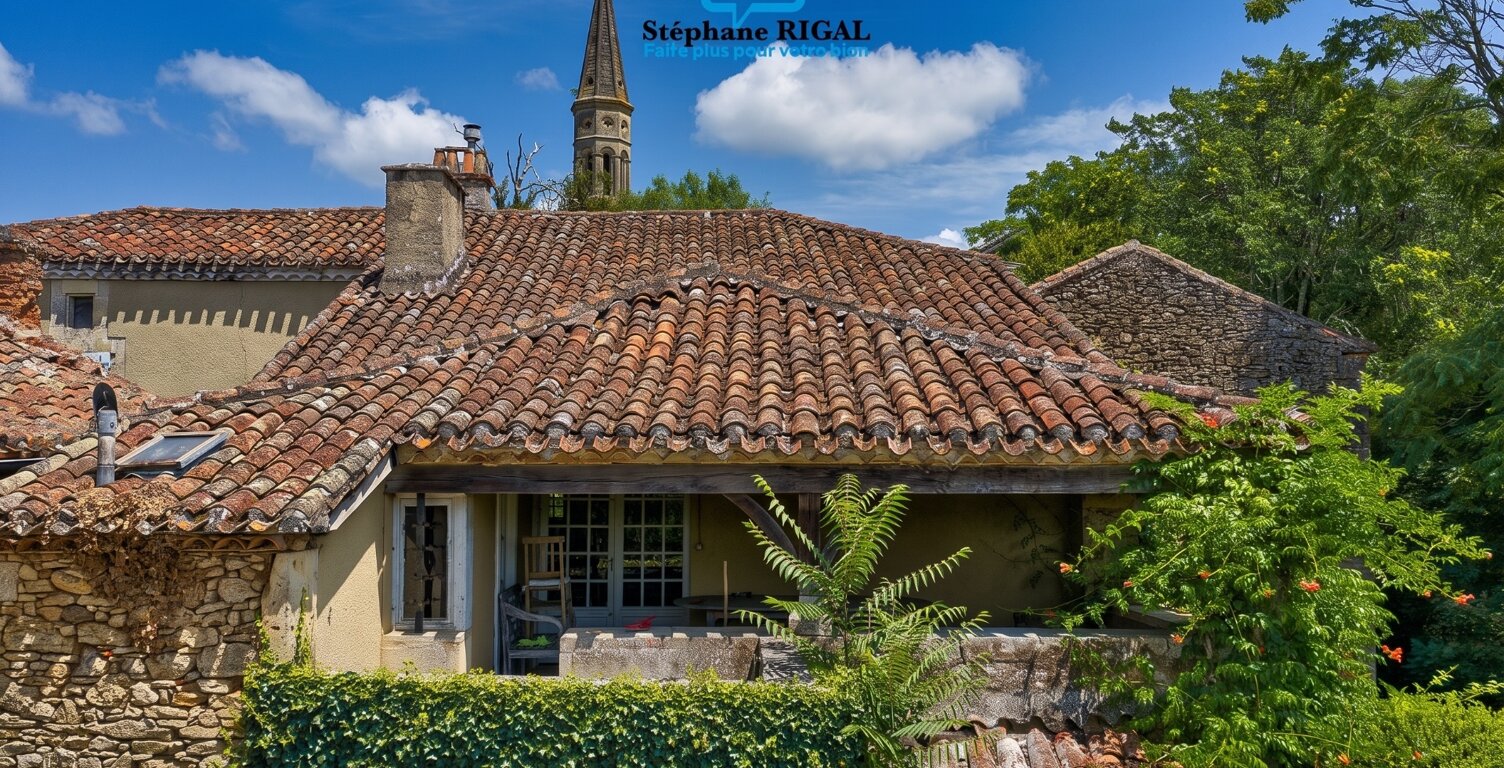 Propriete à vendre 11 pièces CUZORN (47), Propriété de caractère de 280 m² avec piscine et 1,3 hectare — photo 1