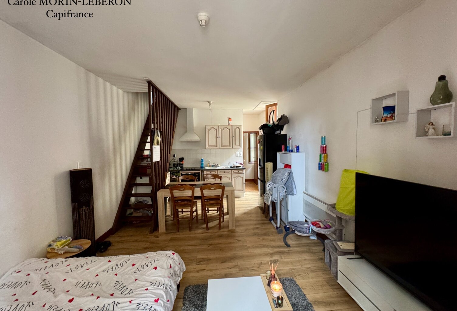 Immeuble en pierres, deux appartements de type 3, deux garages — photo 1