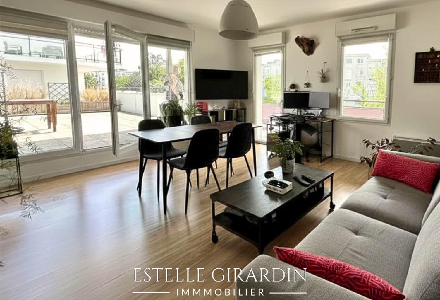 Appartement T3 avec terrasse, balcon et garage - Nantes Géraudière — photo 1