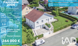 Maison 5 Pièces 113 m² à vendre à Audincourt (25400)
