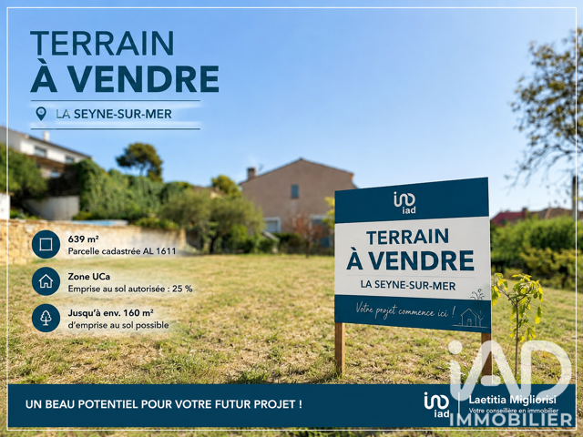 Vente Terrain 639 m&sup2; — photo du bien