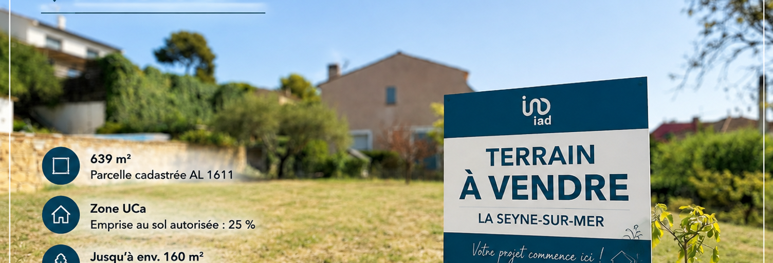 Terrain  639 m² à vendre à La Seyne-sur-Mer (83500)