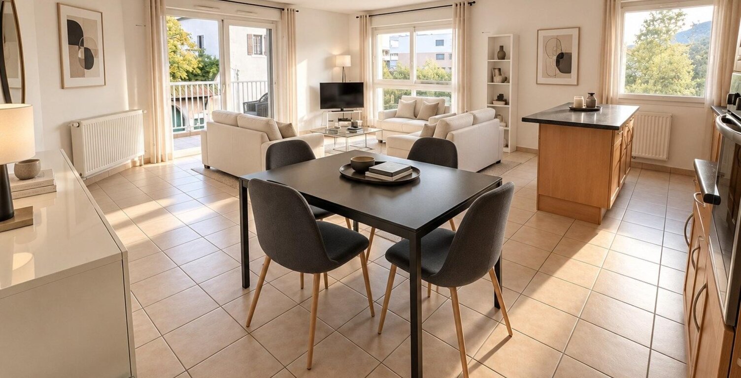 Coup de cœur à Cessy  Grand T3 de 87 m² avec balcon et cave — photo 1