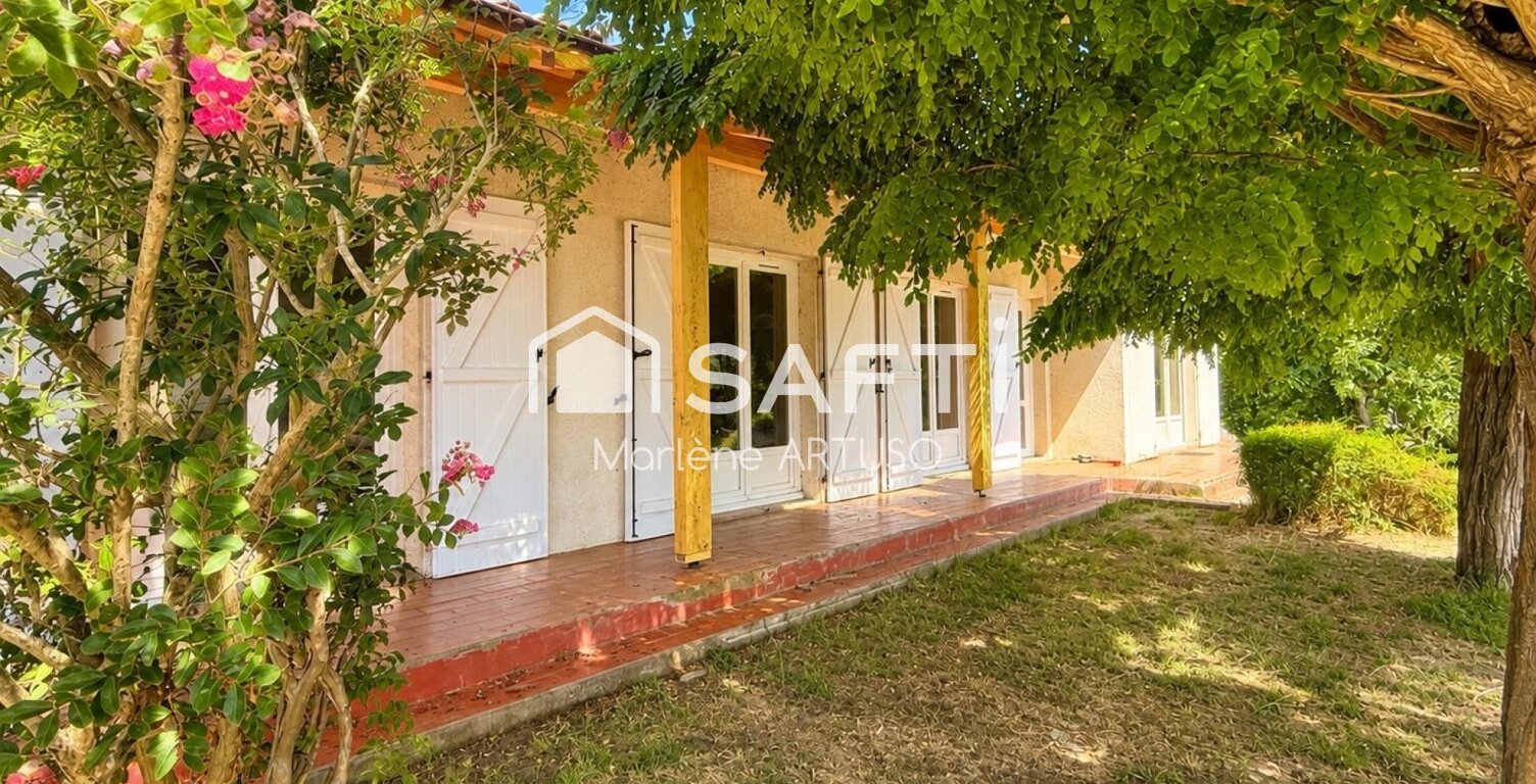 Saint Jean du Falga : Maison de plain-pied 120 m² - 4 chambres - Terrain 806 m² — photo 1