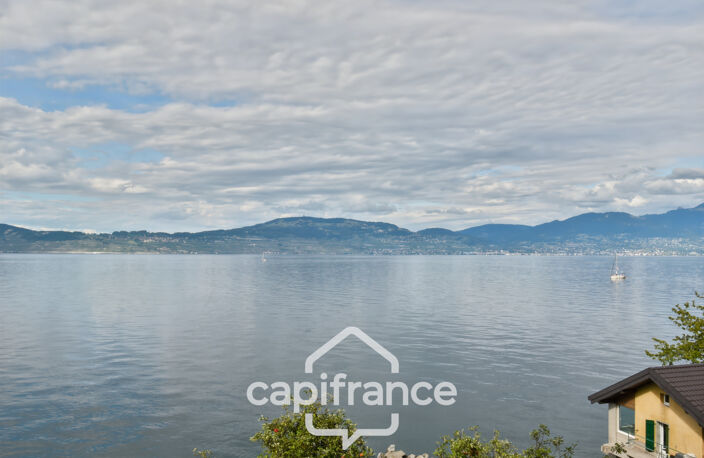 MEILLERIE –  Vue lac et montagnes – À proximité d'Évian et de la frontière suisse — photo 2