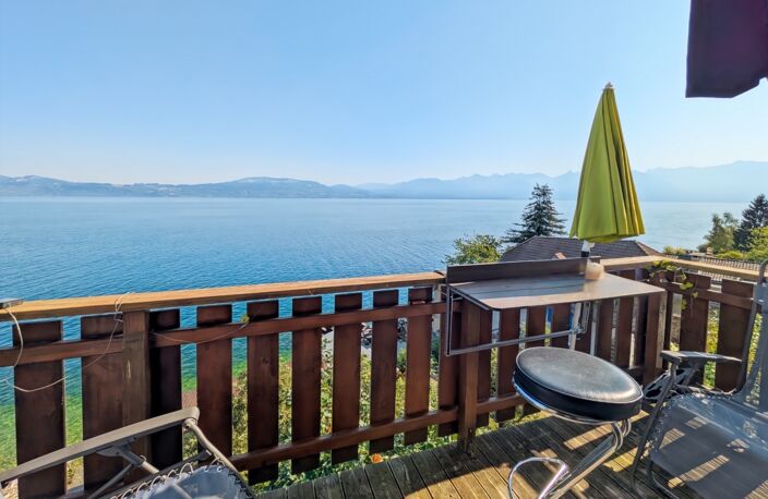 MEILLERIE –  Vue lac et montagnes – À proximité d'Évian et de la frontière suisse — photo 3