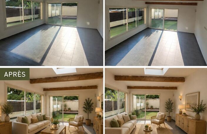 Maison T6 -  101m², garage, jardin piscinable à Coursan — photo 5