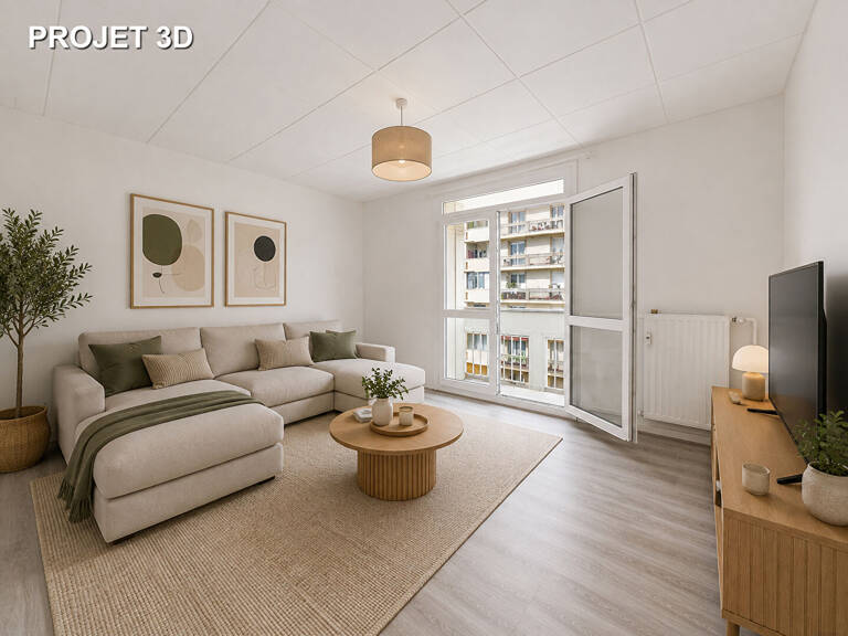 Appartement rénové Valence T3 de 57 m2 avec balcon et cave — photo 1