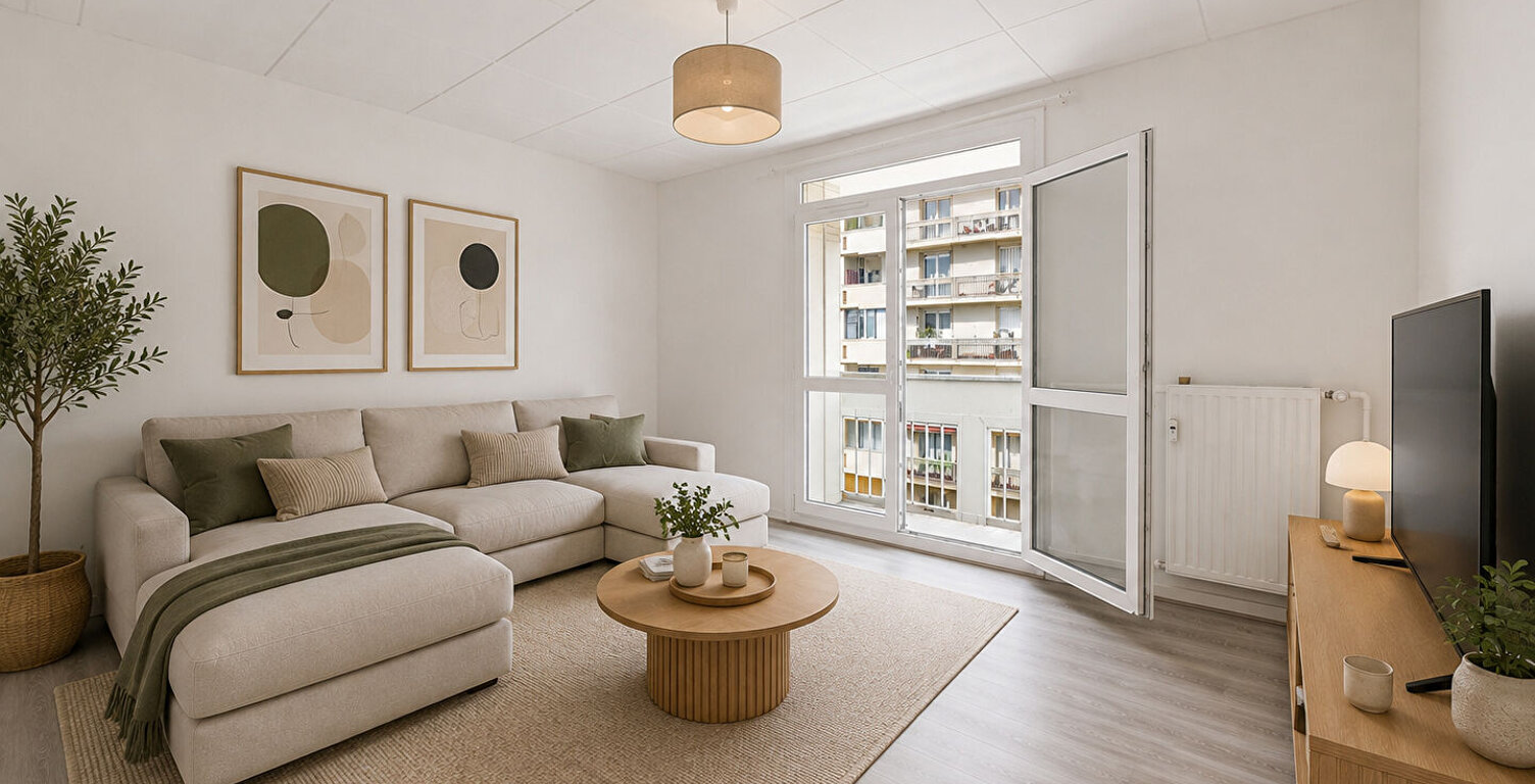 Appartement rénové Valence T3 de 57 m2 avec balcon et cave — photo 1