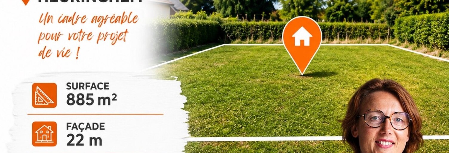 Terrain  885 m² à vendre à Heuringhem (62575)