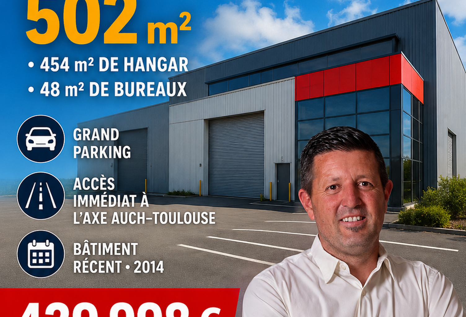 Vente Boutique/Local commercial 502 m&sup2; — photo 1
