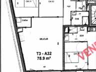 Appartement R+3-2chambres-78.90m² — photo 2