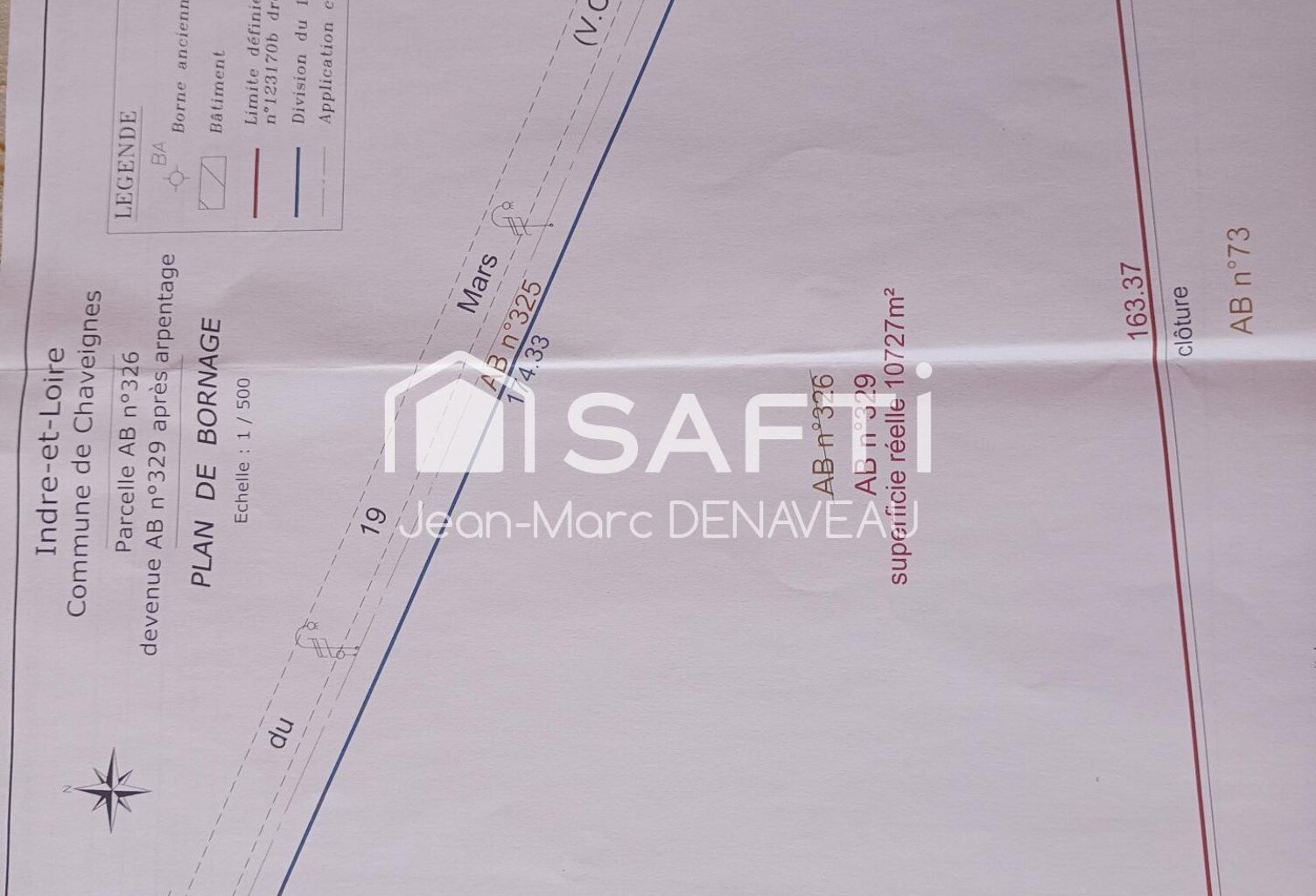 Chaveignes, terrain de 10727 m² — photo 1