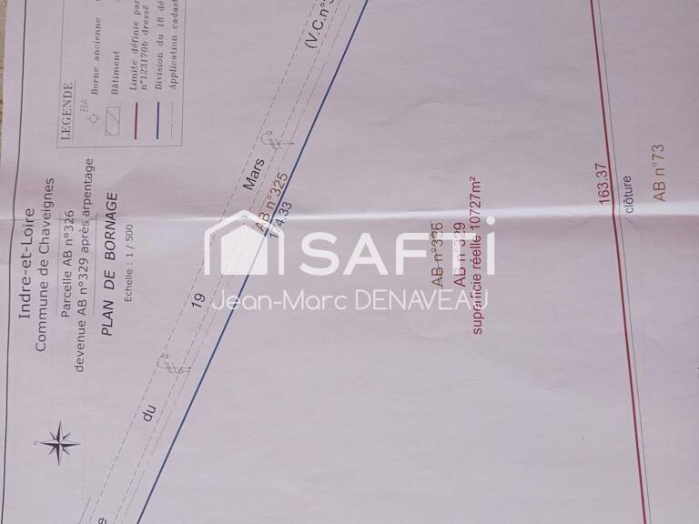 Chaveignes, terrain de 10727 m² — photo 1