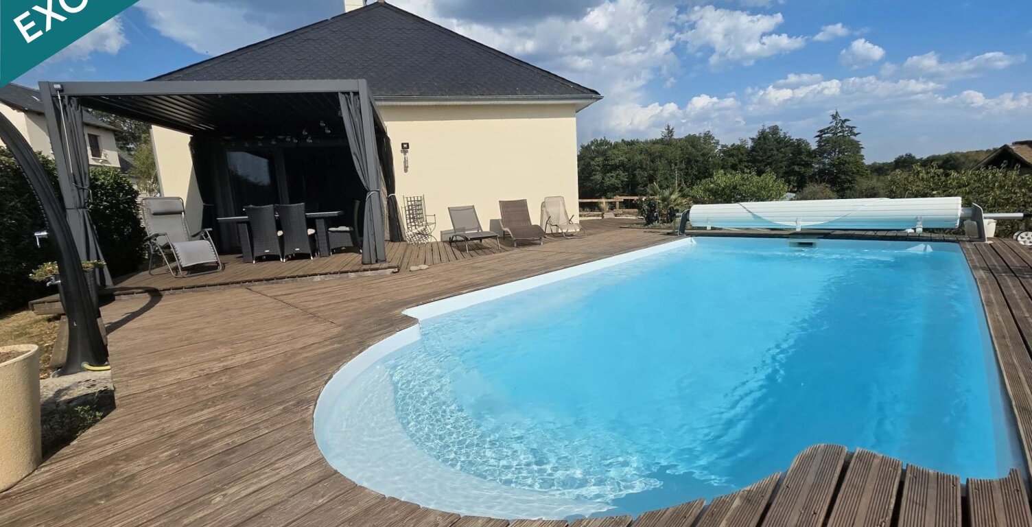 Jolie maison récente avec vue dégagée d'environ 131 m² avec piscine et grand jardin au calme — photo 1
