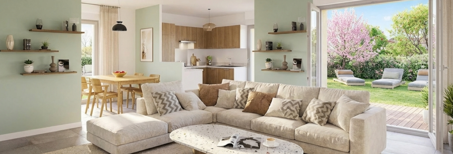 Appartement neuf T2, T4, T5 Pièce 47 à 104 m² à vendre à Mouguerre (64990)