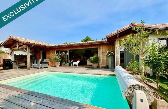 Villa contemporaine à vendre, 3 chambres, Piscine, Gujan-Mestras. — photo 5