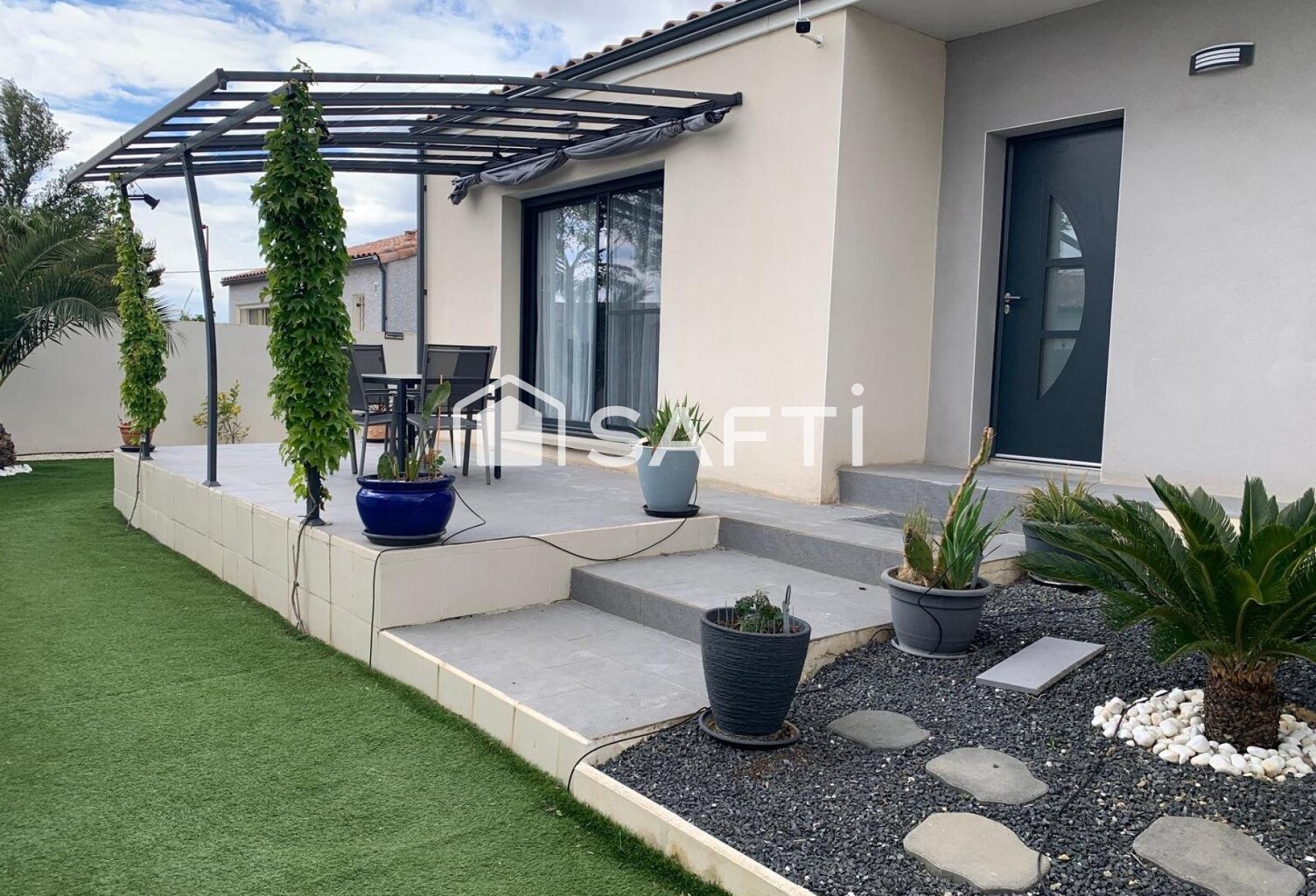 Villa plain-pied récente, 107m2, garage, jardin au calme — photo 1