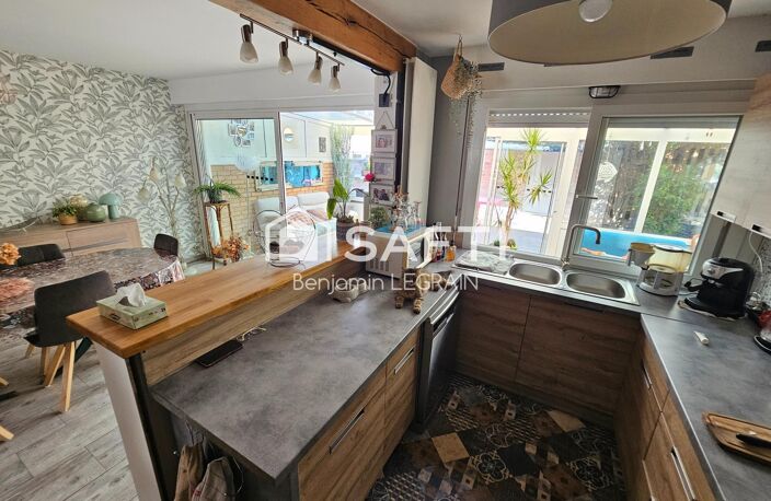 Maison semi-ind de 108m2, 6p, 3ch, jardin, garage — photo 2