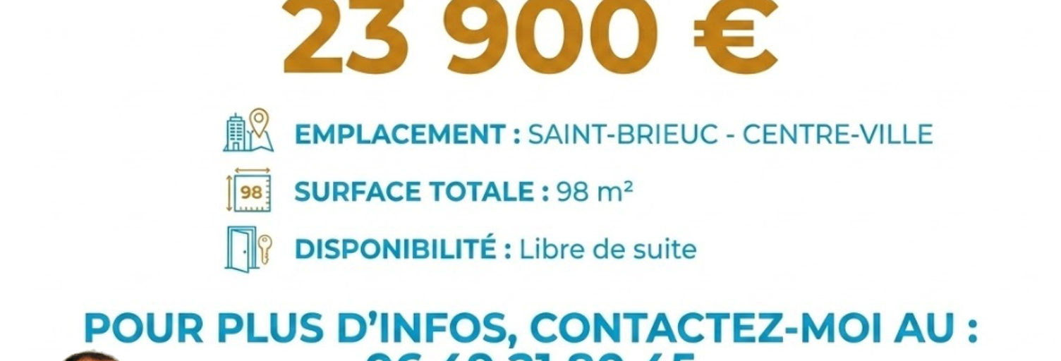 Commerce  98 m² à vendre à Saint-Brieuc (22000)