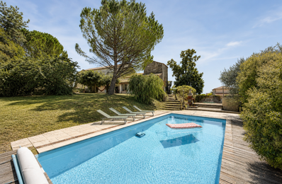 Maison en pierre rénovée avce piscine et vue imprenable — photo du bien