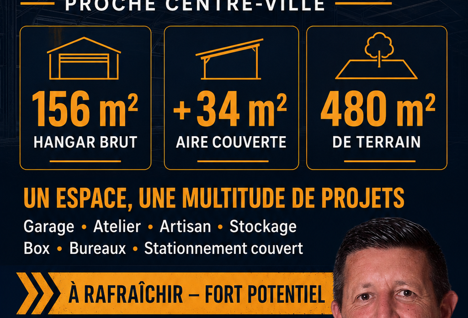 Vente Boutique/Local commercial 159 m&sup2; — photo 1