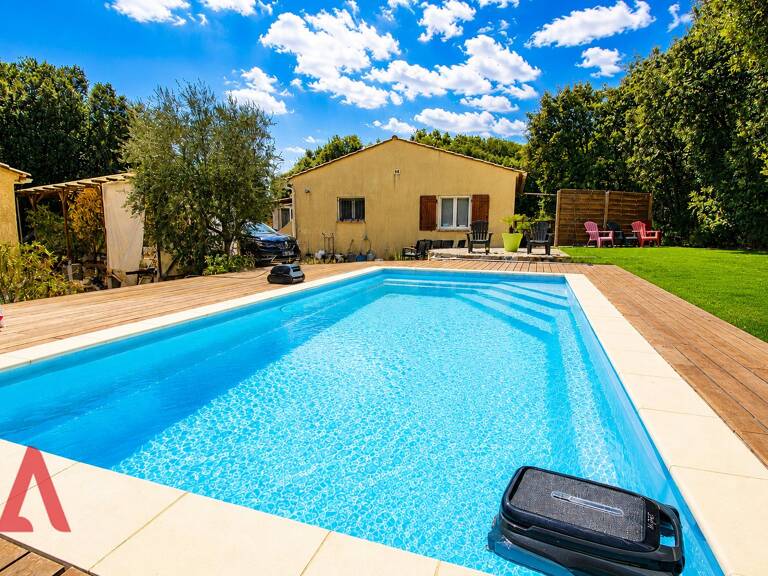 CAUSSINIOJOULS  PROPRIÉTÉ RARE AVEC MAISON, GÎTE INDÉPENDANT, PISCINE ET 1 470 M² DE TERRAIN  UN VÉRITABLE HAVRE DE PAIX  359.000 — photo 1