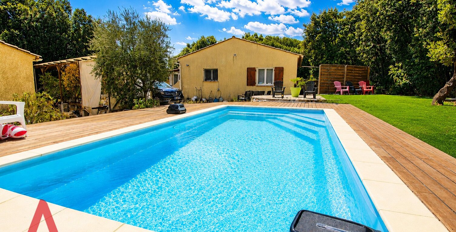 CAUSSINIOJOULS  PROPRIÉTÉ RARE AVEC MAISON, GÎTE INDÉPENDANT, PISCINE ET 1 470 M² DE TERRAIN  UN VÉRITABLE HAVRE DE PAIX  359.000 — photo 1