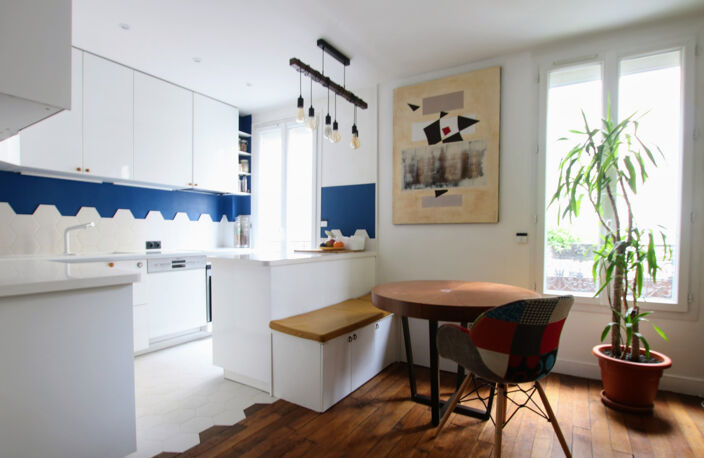 Montmartre appartement rénové 2 ch + cave — photo 5