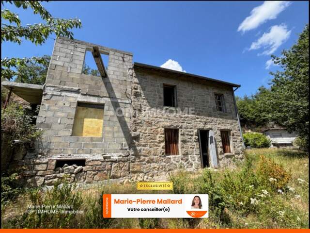 Maison à finir de rénover à ROYERE DE VASSIVIERE (23) — photo du bien